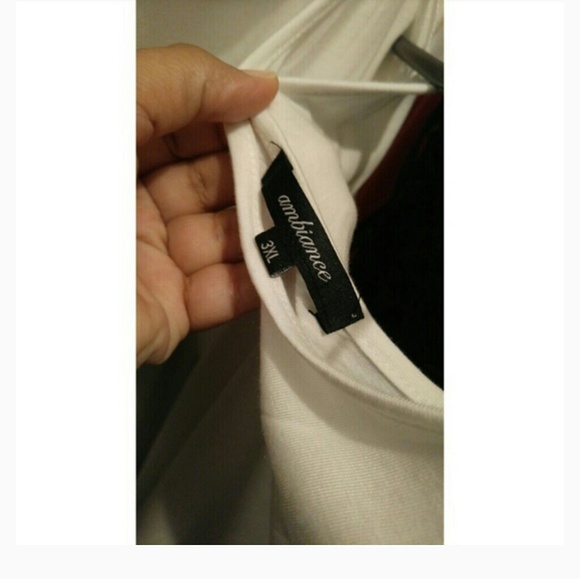 Ambiance White Top With knot Detail Back - Picture 4 of 4